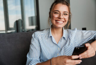 Smiling woman participating in cocaine rehab in Florida.